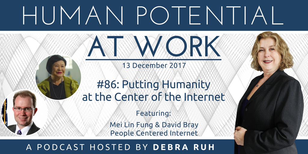 Episode Flyer for #86: Putting Humanity At the Center of the Internet