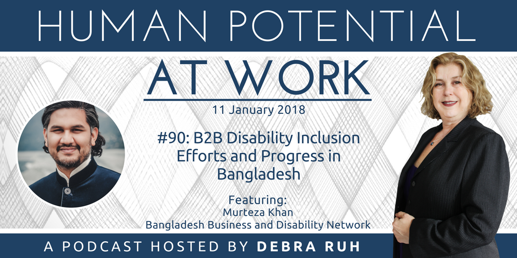 Episode Flyer for #90: B2B Disability Inclusion Efforts and Progress in Bangladesh