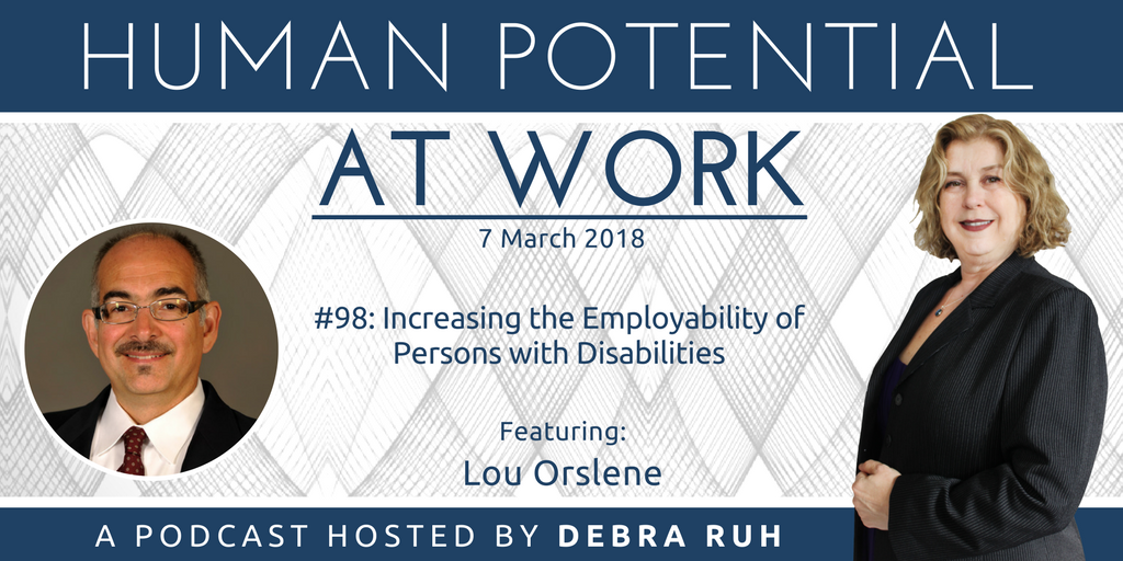 Episode Flyer for #98: Increasing the Employability of Persons with Disabilities